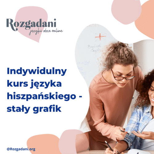 Indywidualne lekcje hiszpańskiego - stały grafik '26