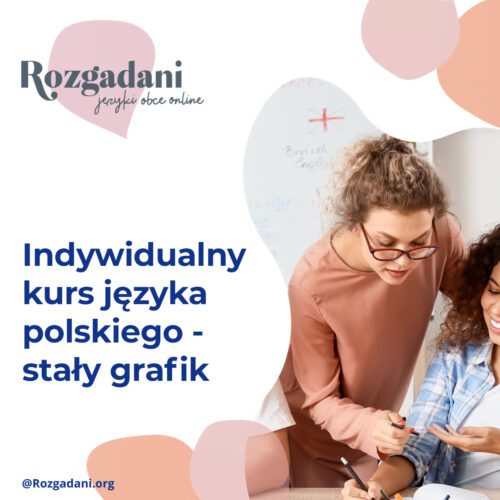 Indywidualne lekcje polskiego - stały grafik '26