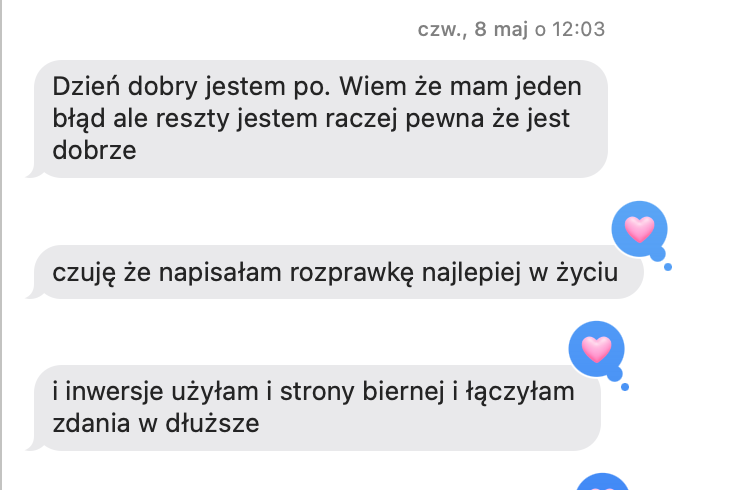 jagna-wrażenia po egzaminie